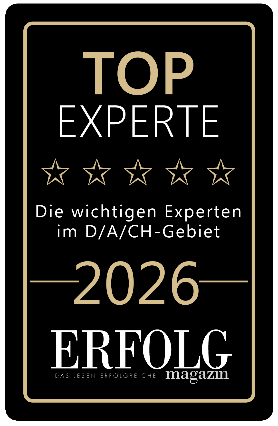 TOP Experten Siegel 2026